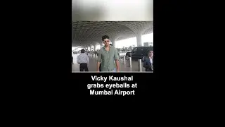 B-Town actor Vicky Kaushal grabs eyeballs at Mumbai Airport