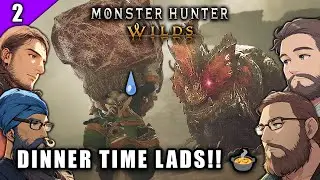 Boss Fights & FOOD CRAVINGS?! | Monster Hunter Wilds Let&rsquo;s Play Part 2