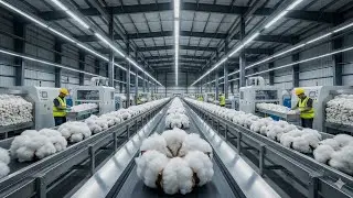 Inside a Modern Cotton Plant: From Raw Cotton to Finished Clothes | Full Documentary