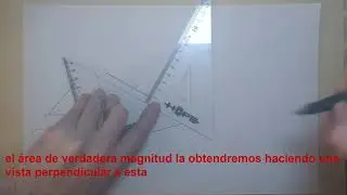 Verdadera magnitud de un triángulo