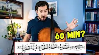 CAN I MASTER This Insane Cello Piece in JUST 60 Minutes?