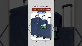 Trolley Bag Set Of 3 Under 6000 trolleyset #trolleybag #trolley