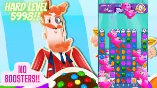 Candy Crush Saga Level 5998 | No Boosters