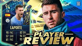 94 TEAM OF THE SEASON LAPORTE PLAYER REVIEW! + TOTS FUTCHAMPS REWARDS - FIFA 22 Ultimate Team