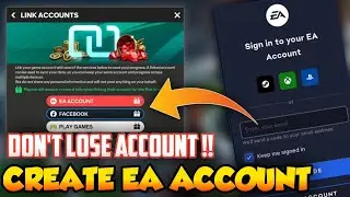 How To Create Ea Account In Ea Fc Mobile | Email Connecting Ea Fc Mobile | 