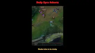 Zyra vs Neeko trying to be Tricky. Bush Gank. #shorts