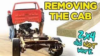 Toyota Pickup Cab Removal - Engine Stays