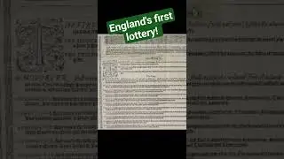 England's first lottery... #history #tudor #tudordynasty #tudorera #tudorengland #podcast