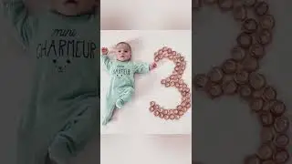 3rd month baby photoshoot ideas ✨❤️#subscribefor#more #trending #style #youtubeshorts #shorts #baby