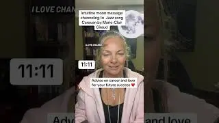 Intuitive moon message channelling to a jazz song called Caravan by @marie-claireplus