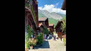 SWITZERLAND Beautiful Brunngasse, Brienz | Please subscribe to my channel❤️