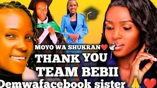 ​Emotional Graduation Thank You! 😭 DemwaFacebook's Sister Clara Speaks Out | Team Bebii Blessings