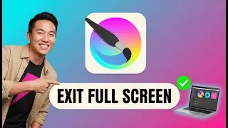 How to EXIT FULL SCREEN in Krita (Step by Step)