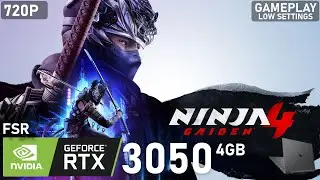 Ninja Gaiden 4 | Ноутбук RTX 3050 4 ГБ | 5600H | 2x8 ГБ | Настройки игрового процесса по умолчанию