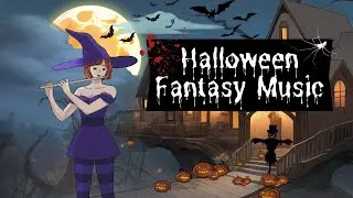 LIVE | Beautiful and Relaxing Halloween Fantasy Music 🎃 Ghostly Moonlight With Alba Music Art