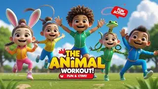 The Animal Workout - Fun Kids Exercise Song! | Move, Dance & Play