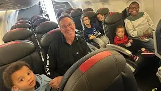 Наш первый перелет из Америки в Африку (семья из 6 человек)
