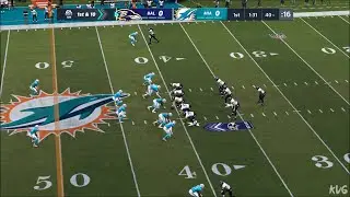 Madden NFL 21 - Miami Dolphins vs Baltimore Ravens - Gameplay (Xbox One X HD) [1080p60FPS]
