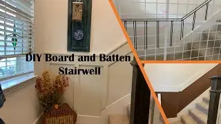 DIY Board and Batten Stairwell