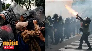 LIVE: Protesters Clash With Police in Peru | Lima Protests | Crime Rate | Pension Reforms