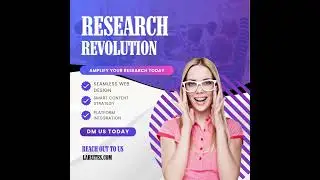 🚀 Research Revolution: Amplify Your Research Today✨