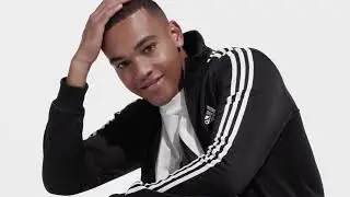 ADIDAS Shiny Sportswear Basic 3 Stripes Tricot Track Suit Jacket Joggers Men Black | IC6747