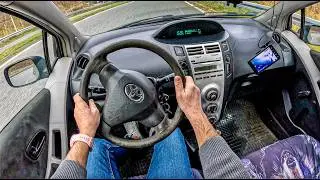 2006 Toyota Yaris 1.0 VVT-i (69 HP) | 300,000 km POV Test Drive #2648 | Joe Black