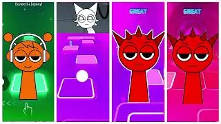 SPRUNKI Incredibox - Coffin Dance Song (COVER) Tiles hop