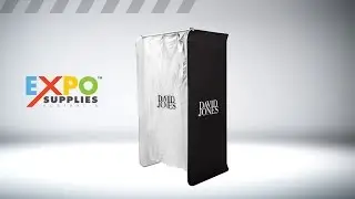 Portable Fabric Fitting Room Product video, setup & assembly instructions