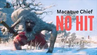 Macaque Chief Boss Fight (No Hit /  No Damage) - Black Myth Wukong PS5