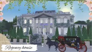 Sims 4 | BRIDGERTON INSPIRED | REGENCY ERA HOUSE 🐝🎩🌺📜| Tour (no cc links)