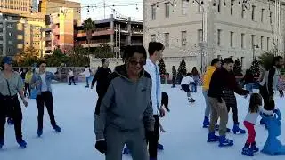 TUCSON CONVENTION CENTER AND HOLIDAYS ICE SKATING RINK. TUCSON, ARIZONA.
