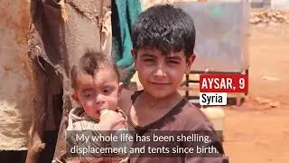 An unprecedented number of children are living in war zones the world