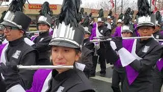 Eastside High school LPMB at the Lancaster Christmas Parade pt.1