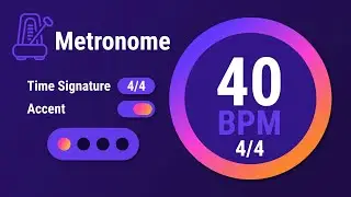 40 BPM 4/4 - Metronome