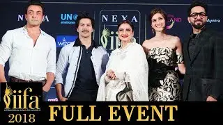 IIFA 2018 FULL Press Conference | Rekha, Bobby Deol, Varun Dhawan, Bobby Deol & Kriti Sanon | UNCUT