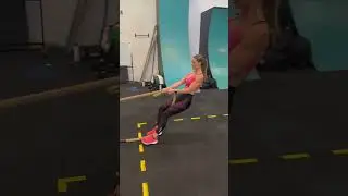 Long rope heavy sled drag for Hyrox sled pull training