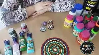 Pontilhismo - tintas para pontilhar -Thincia da Pontos em Cores