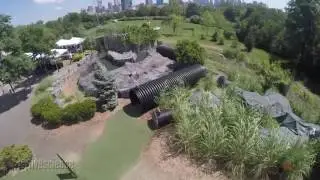 Drones Race At Liberty Science Center In New Jersey - Highlight Video
