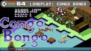 Congo Bongo C64 Longplay [164] Full Playthrough / Walkthrough (no commentary) #c64 #retrogaming