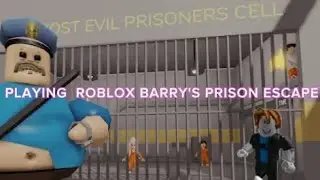 Playing roblox Barry's prison escape #gaming #roblox 