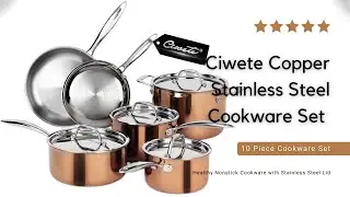 Stainless Steel Cookware - Best Cookware Set Review - Copper Cooking Sets on 2023