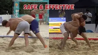 The 5 Main Takedowns/Positions In Beach Wrestling