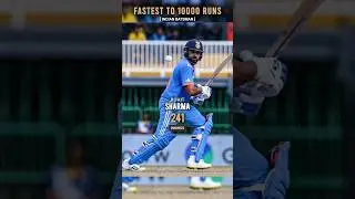 Fastest 10000 Runs in ODIs Indian Batsman #rohitsharma #viratkohli #indiancricket #short
