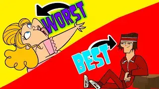 RANKING ALL TOTAL DRAMA CHARACTER'S WORST TO BEST (No Commentary) (Just My Opinion)