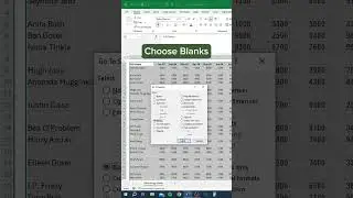 Remove blank rows from #excel #exceltips #exceltutorial