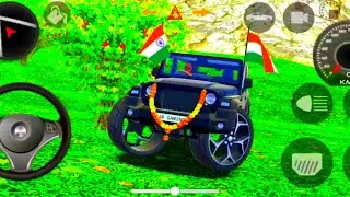 Modified Mahindra Thar😈Games:Indian Thar Black (Gadi Wala Games) Car Game AndroidGame Part20#Games