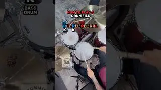 Drum like a PRO with this DRUM FILL 🥁
