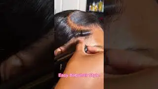 How About This Babyhair | LuveWigs😍😍#lacewigs #hairstyle #humanhairwigs #wigs #luvewigs #shorts