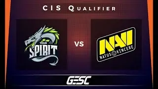 Spirit vs NaVi Game 1 - GESC Jakarta CIS Qualifier: Winners' Finals - @Bkop92